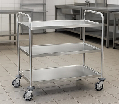 Chariot inox