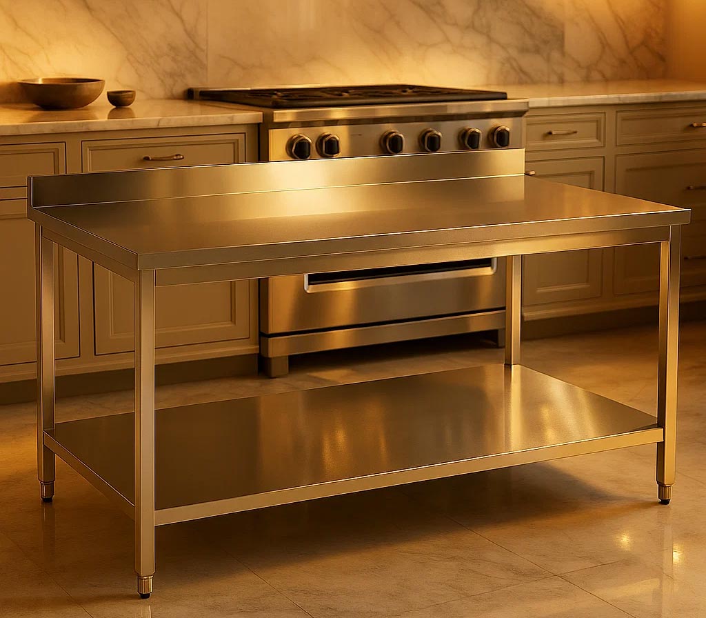 Table inox