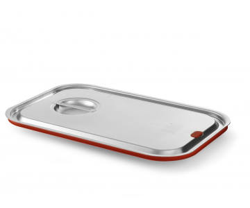 couvercle GN en inox bords silicone