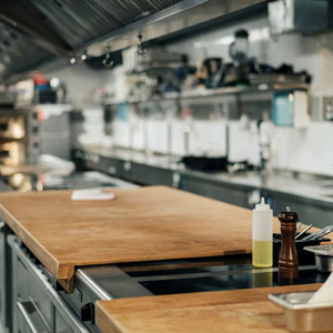 Cuisine professionnelle lave-mains inox