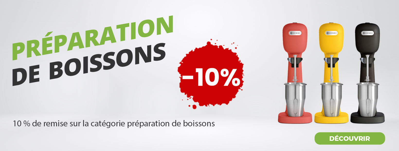 préparation boissons