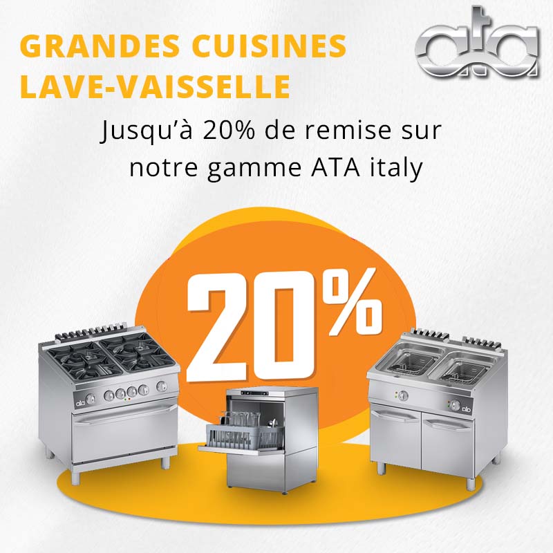 Promotions grandes cuisines et laverie ATA
