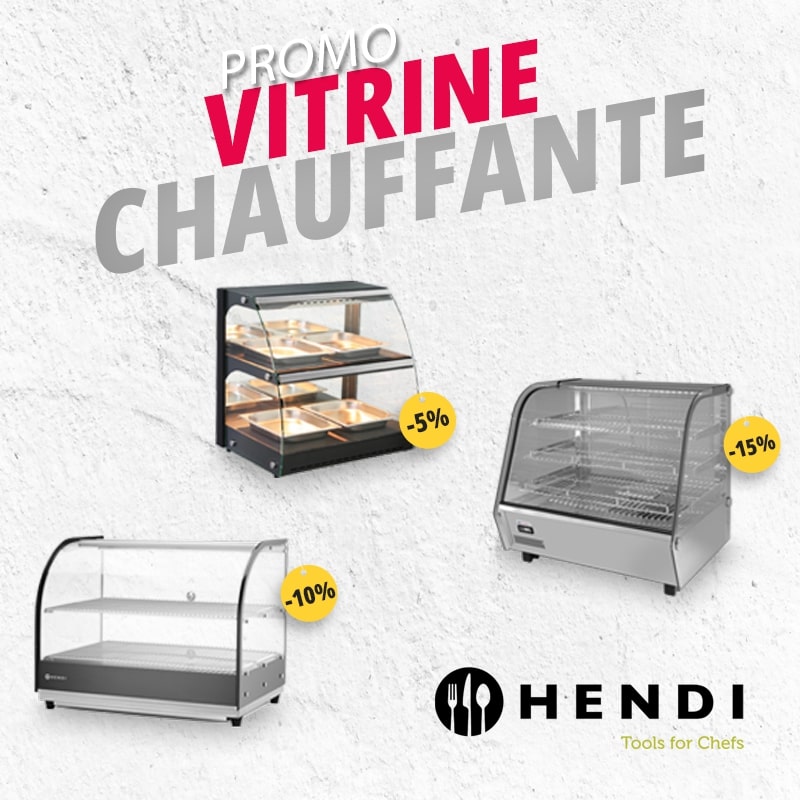 Promotion vitrine chauffante