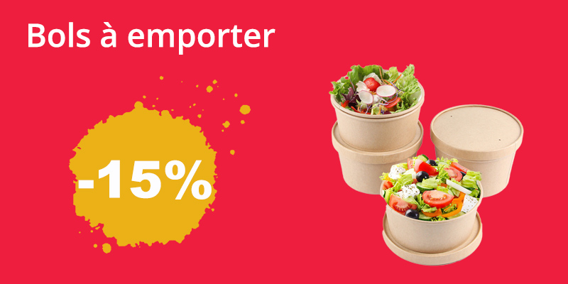 bol à emporter kraft SOLDES 24