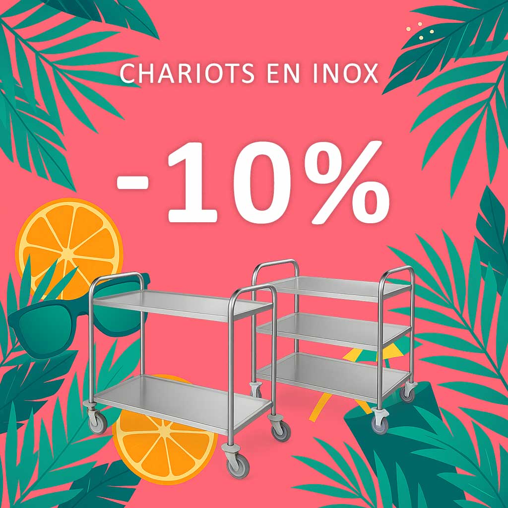 Chariot en inox
